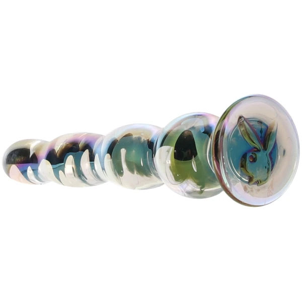 Playboy Pleasure Jewels Wand Glass Dildo