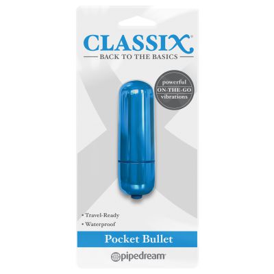 Blue Pocket 2 5 Bullet Vibrator