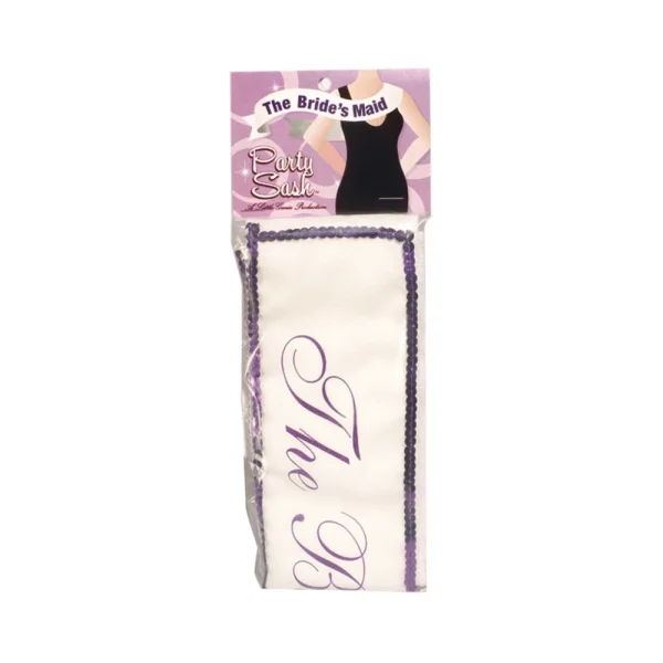 The Bride's Maid Sash
