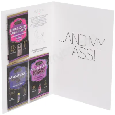 Kama Sutra Naughty Notes Greeting Card You Own My Heart With 3 Samples