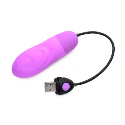 BG 7X Pulsing Rechargeable Bullet Purple