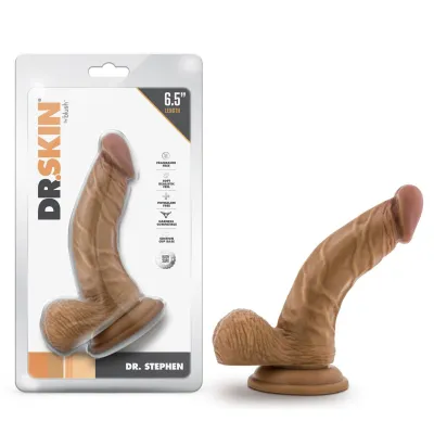 Dr Skin Dr Stephen 6 5 Inch Dildo With Balls Tan