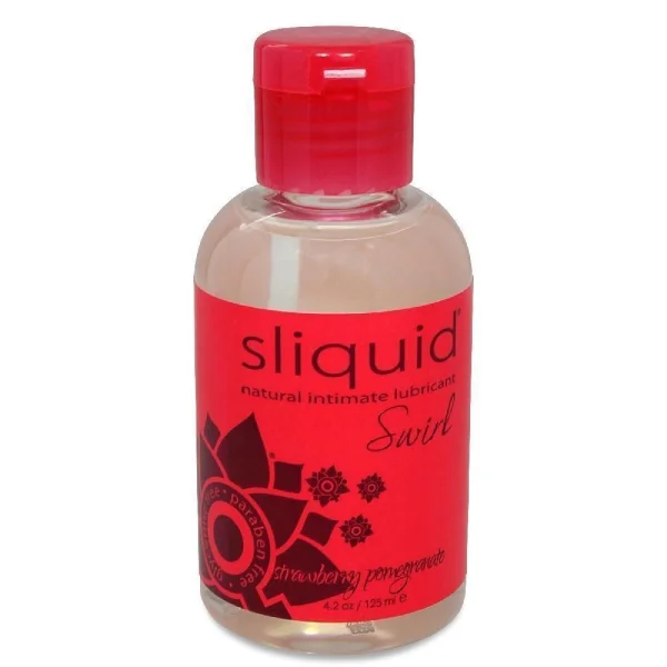 Sliquid Naturals Swirl Strawberry Pomegranate - Water-Based Lube | 4.2oz