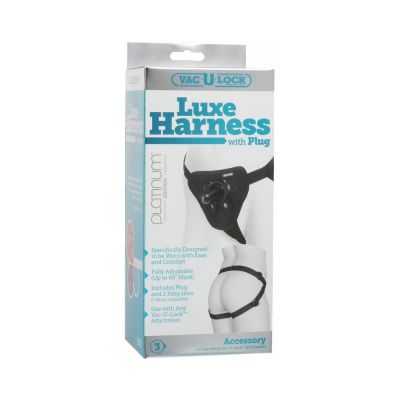 Vac U Lock Luxe Harness Black