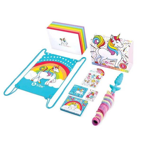 B-Vibe Unicorn Butt Plug — image 15 of 17