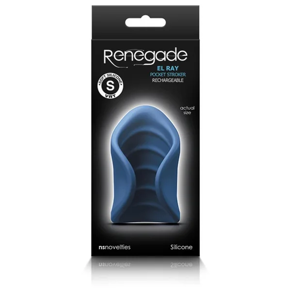 Renegade El Ray Silicone Penis Vibrator and Pocket Stroker — image 5 of 5