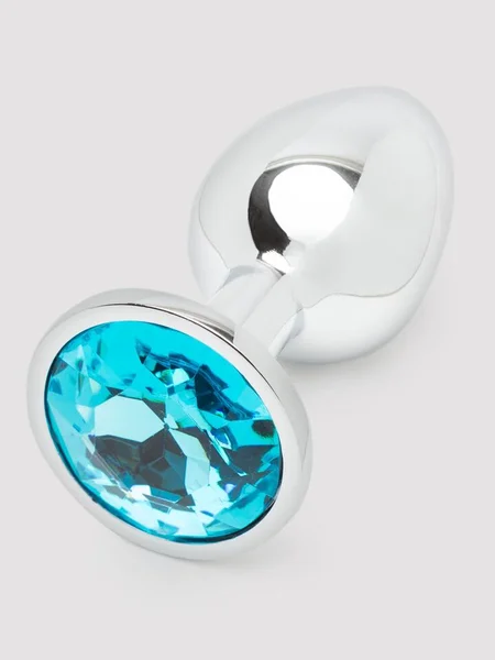 Lovehoney Blue Jewelled Metal Beginner's Butt Plug 2.5 Inch — image 15 of 15
