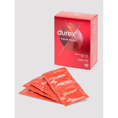 Durex Thin Feel Close Fit Latex Condoms 40 Pack