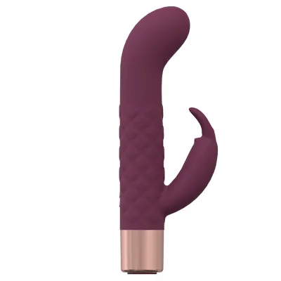 Shots Toys Devotion 5 6 Mini Rabbit Vibrator with Clitoral Tickler