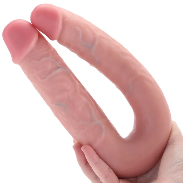 RealRock U Shaped 9 Inch Double Dildo — image 5 of 6