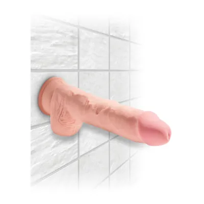 King Cock Plus 10 Triple Density Fat Cock with Balls