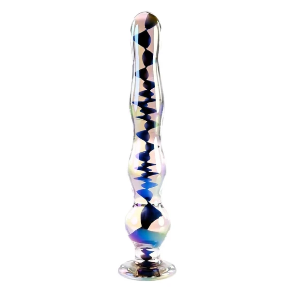 Playboy Pleasure Jewels Wand Glass Dildo