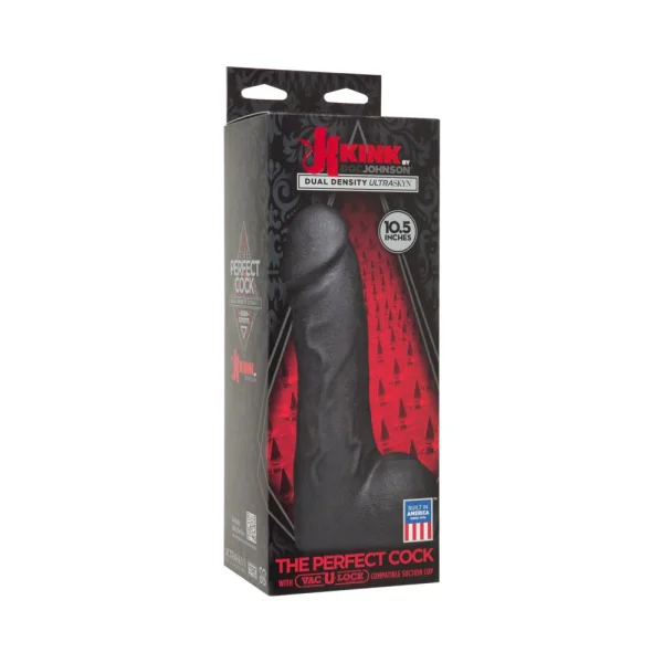The Perfect Cock Large 10.5 inches Black Dildo