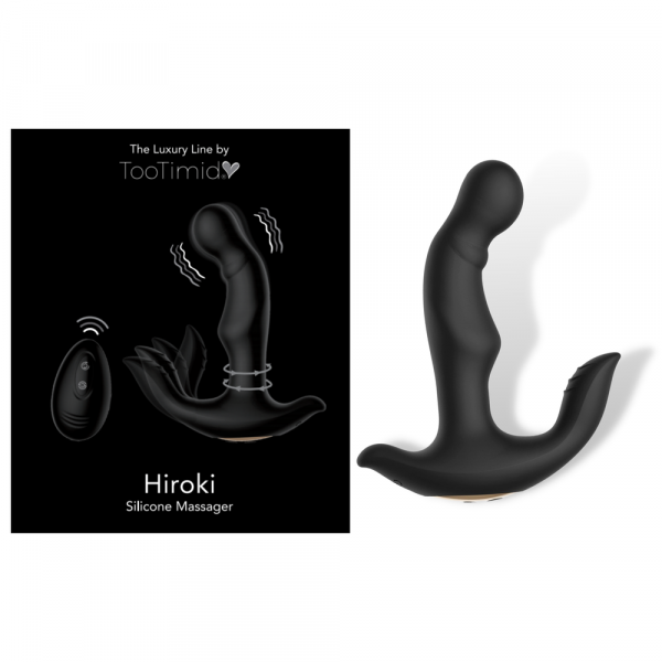 Rotating Rim Job Silicone Prostate Massager
