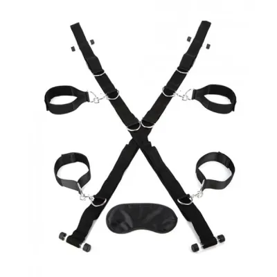 Over The Door Cross With 4 Universal Restraint Cuffs