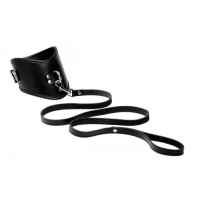 Isabella Sinclaire Posture Leather Collar With Leash