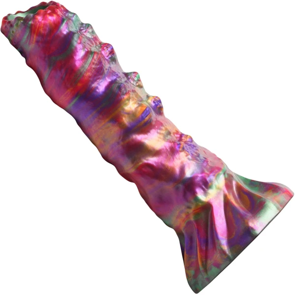 Larva 9" Ovipositor Silicone Suction Cup Dildo With Eggs By Creature Cocks