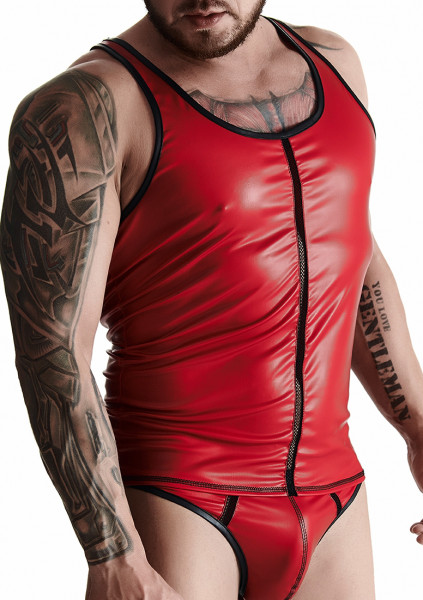 Wetlook Men's sleeveless t-shirt - Red - Men