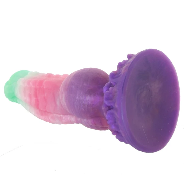 Aqua Phoenix 8.5" Silicone Suction Cup Dildo By Creature Cocks