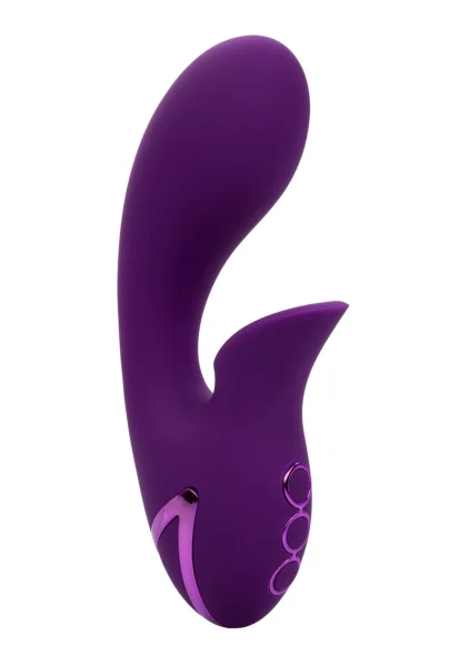 California Dreaming Huntington Beach Heartbreaker Rabbit Style Silicone Rechargeable Vibrator by CalExotics