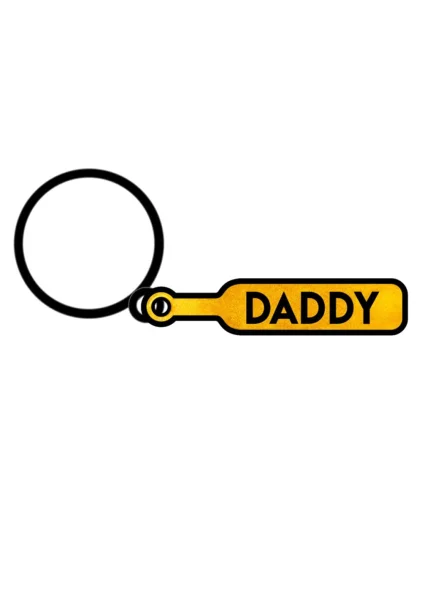 Daddy Paddle Keychain