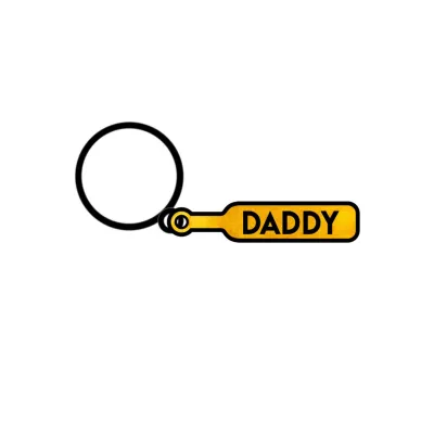 Daddy Paddle Keychain