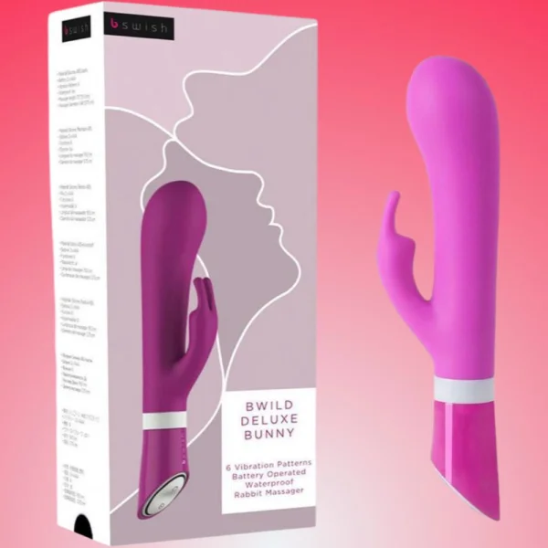 B Swish Bwild Deluxe Bunny Rabbit Vibrator - Raspberry