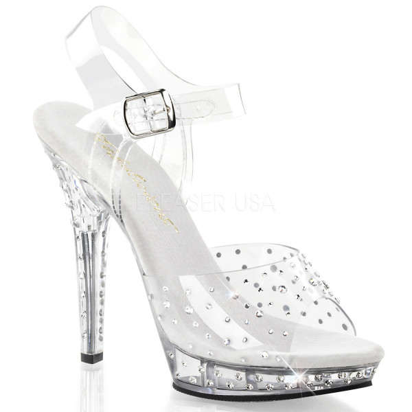 5 inches Heel, 3/4 inches PF Ankle Strap Sandal — image 9 of 12