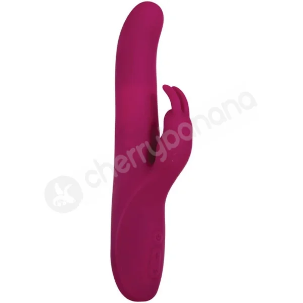 Adam & Eve Eve's Twirling Rabbit Thruster Red Rotating Beads & Thrusting Shaft Vibrator