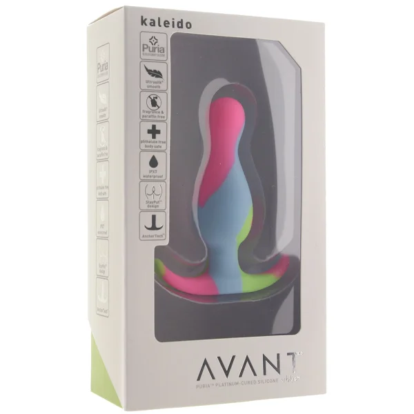 Avant Kaleido Silicone Butt Plug By Blush - Lime