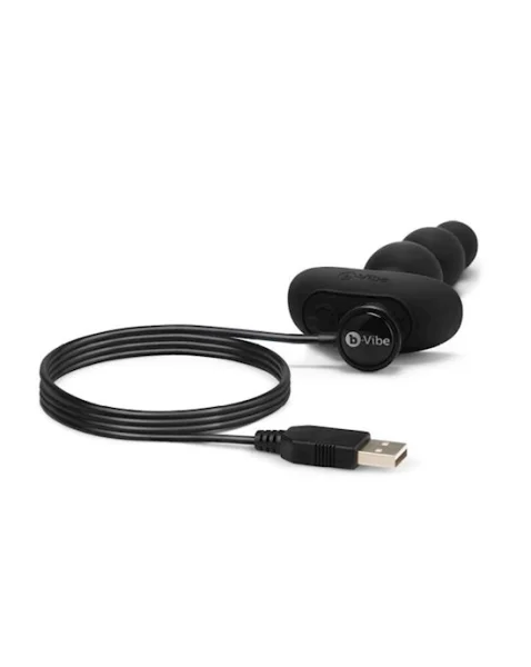 B-VIBE - TRIPLET ANAL BEADS - BLACK