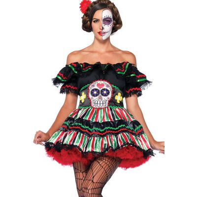 Leg Avenue 2 Pce Day of The Dead Costume