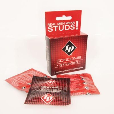 ID Studded Condoms 3 Pack