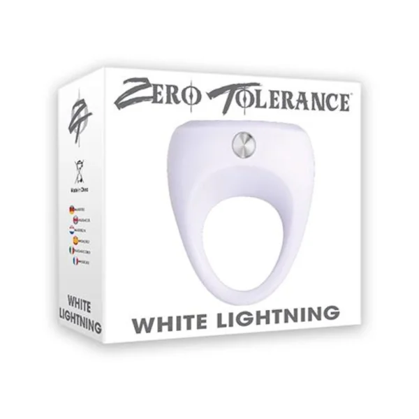 White Lightning Vibrating Cock Ring