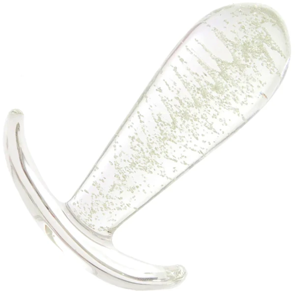 Whipsmart Glow In The Dark Glass Drop Butt Plug