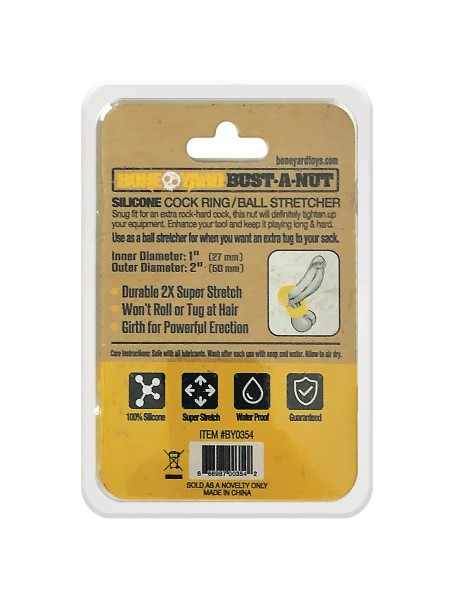 Bust a Nut Cockring Yellow