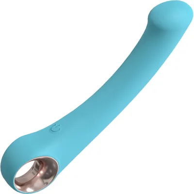 Loveline Luscious Rechargeable Waterproof Silicone G Spot Vibrator Blue