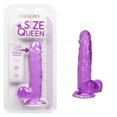 Calexotics Queen 6 Purple Jelly Dildo