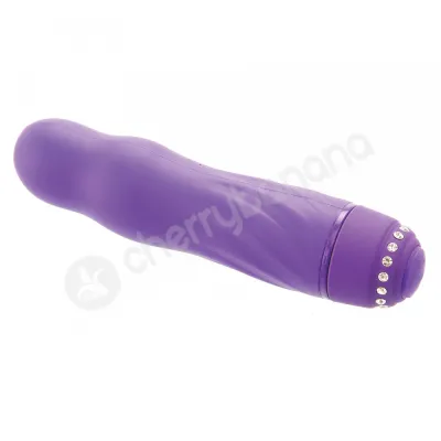 Adam Eve Purple Silicone Diamond Darling Vibrator