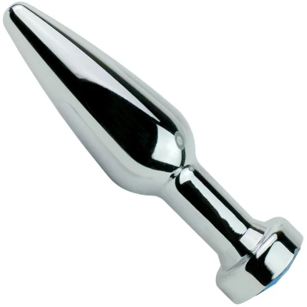 Royal Sapphire Tapered Metal Butt Plug