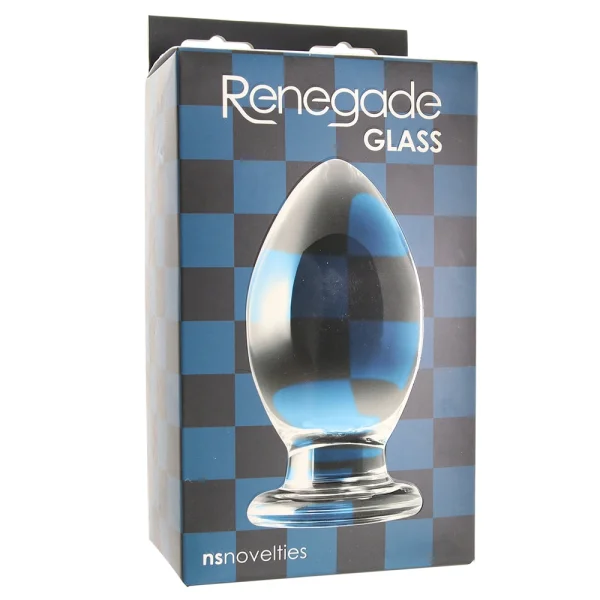 NS Novelties Renegade Glass Clear Bishop
