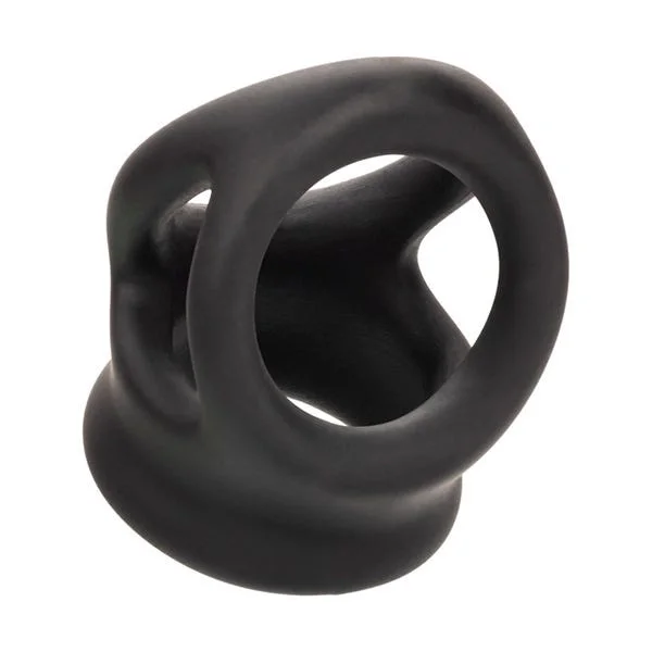 CalExotics Alpha Liquid Silicone Dual Cage & Cock Ring
