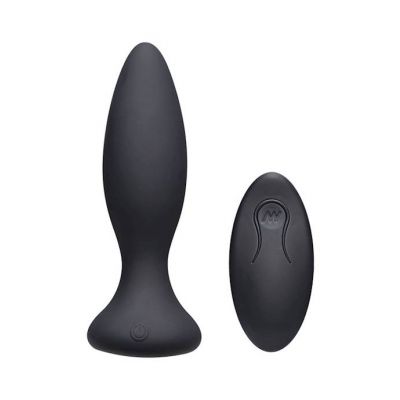 A play Anal Vibe Remote Controlled Beginner Plug Black 4 75 Inch