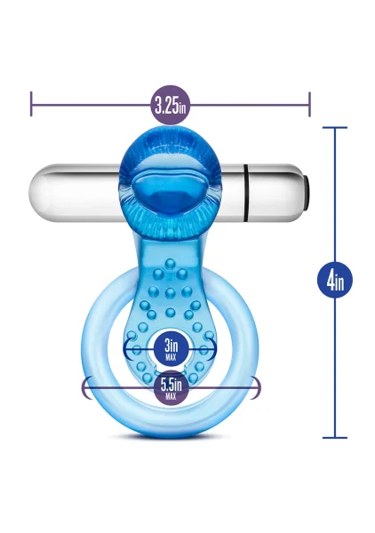 Stay Hard 10-Function Vibrating Tongue Ring