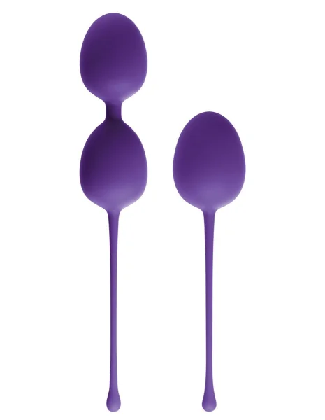 Jimmy Jane Weighted Silicone Kegel Trainer (2 Pce Set)