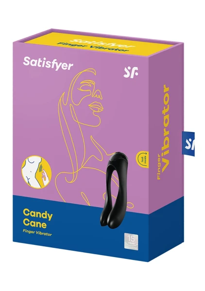 Candy Cane Finger Vibrator
