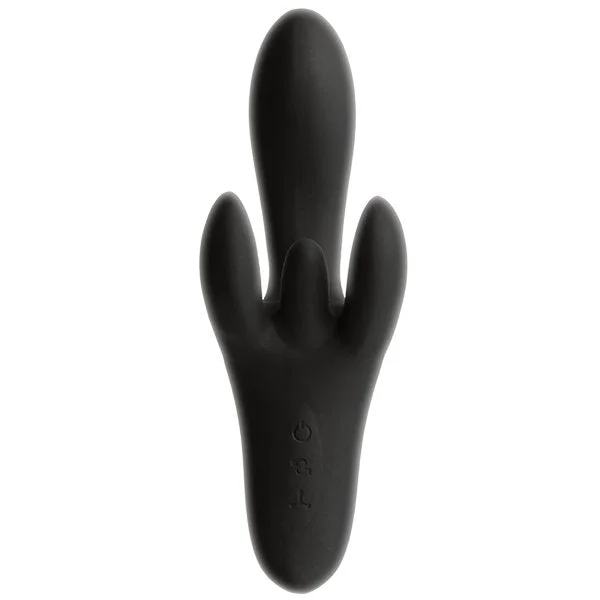 Kink Pulse 4 Motor Silicone Vibrator Black