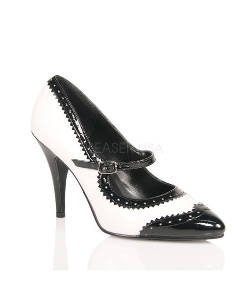 VANITY-442 - 4" Spectator Mary Jane Pump