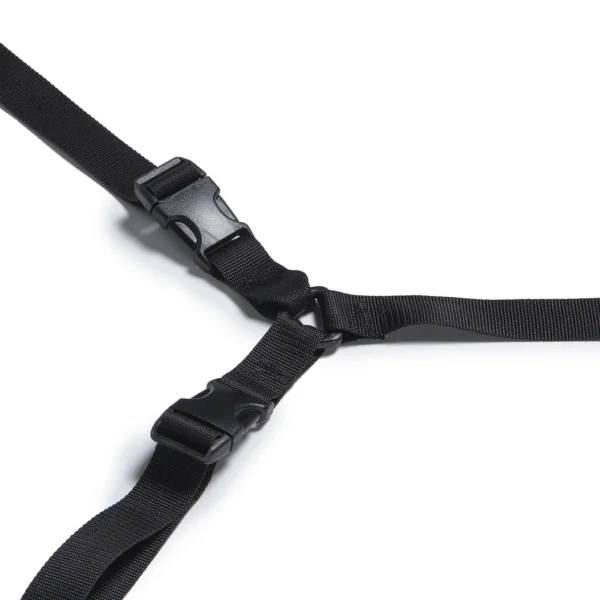 Liberator Black Label Bed Buckler Restraint System - Microfiber Midnight