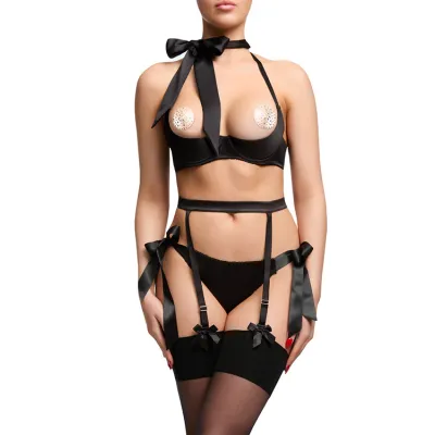Dita Von Teese Von Follies Beau Teese Black Quarter Cup Underwire Bra
